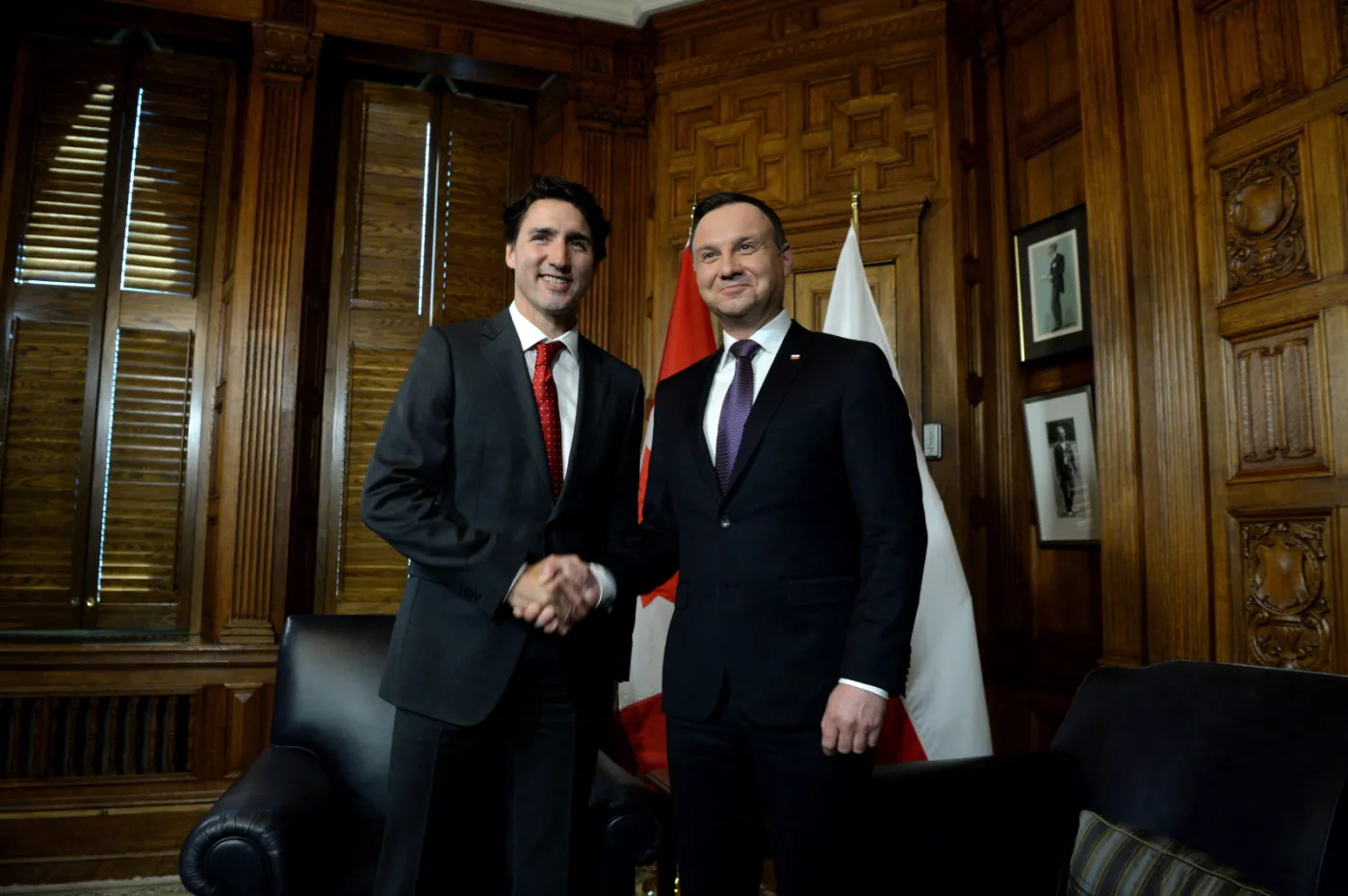 Justin Trudeau, Andrzej Duda Kanada