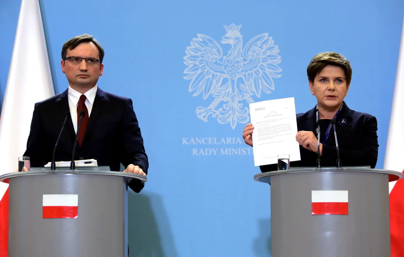 Beata Szydło i Zbigniew Ziobro