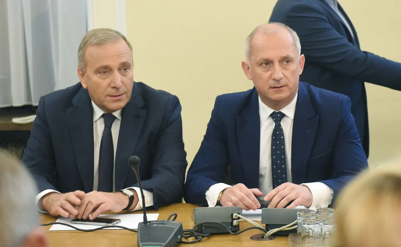 Grzegorz Schetyna i Sławomir Neumann