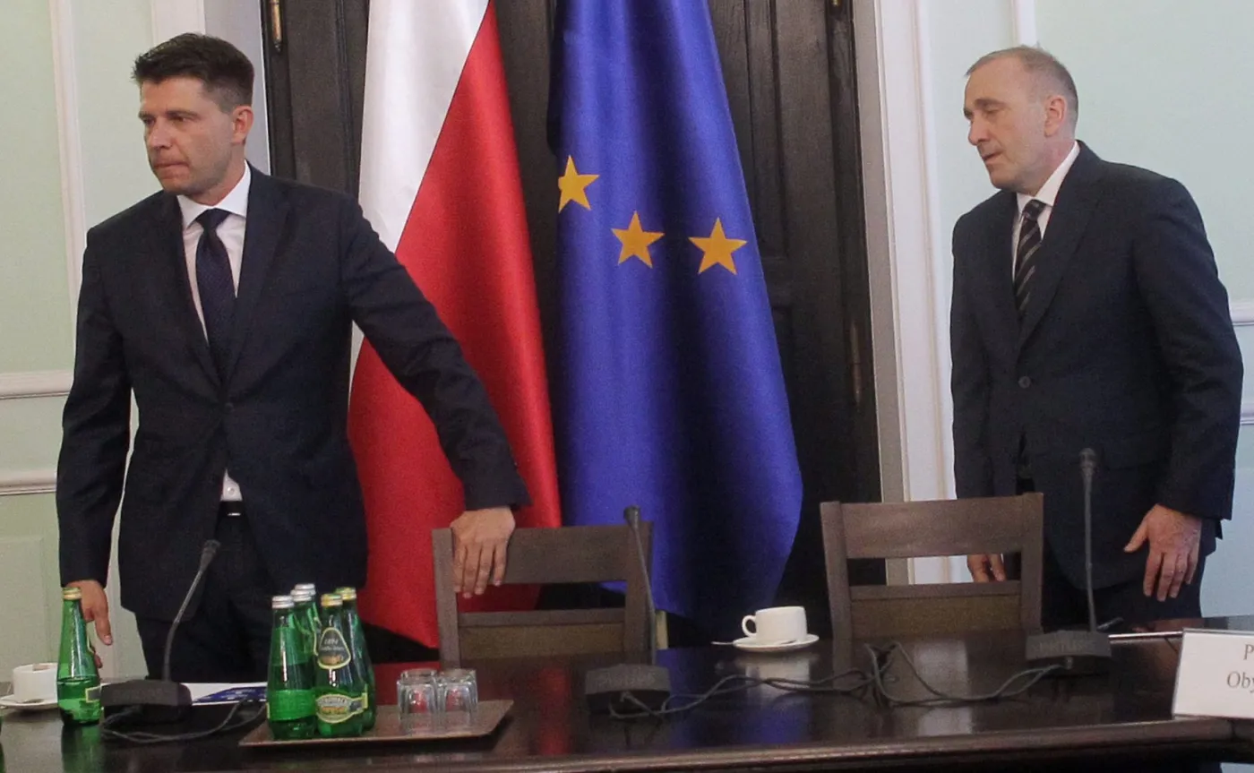 Ryszard Petru i Grzegorz Schetyna
