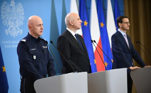 Brudziński: Policja interweniowała ze względu na faszystowskie symbole na demonstracji Młodzieży Wszechpolskiej