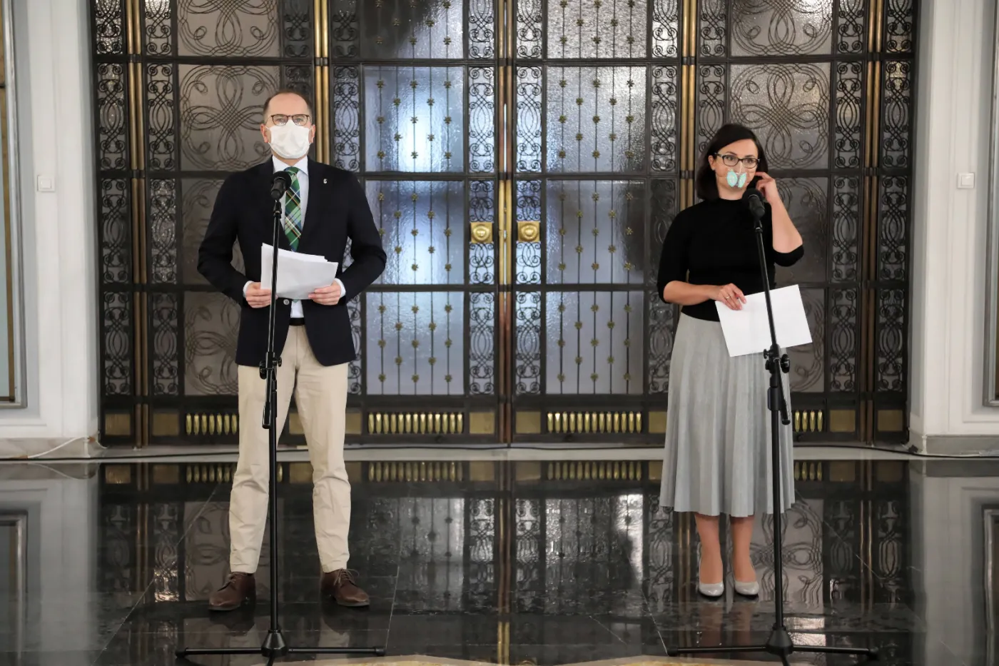 Michał Szczerba i Kamila Gasiuk-Pihowicz