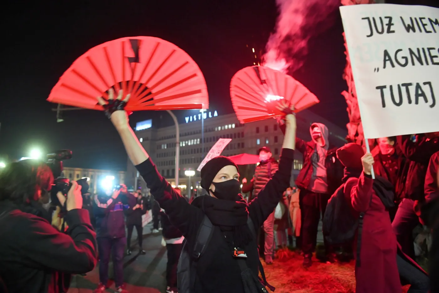 Protest kobiet w Warszawie 18 listopada