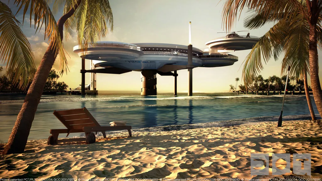 Projekt podwodnego hotelu Water Discus Hotel autorstwa polskich naukowców (ZDJĘCIA)