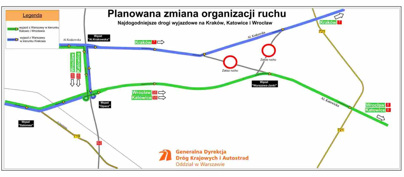 Długowieczna nawierzchnia, szybki wyjazd z Warszawy. Nowa wylotówka S8 już otwarta