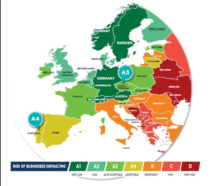 Najbardziej i najmniej ryzykowne kraje świata według Coface [MAPA]