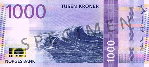 Nowy banknot forpocztą zmierzchu gotówki w Norwegii?