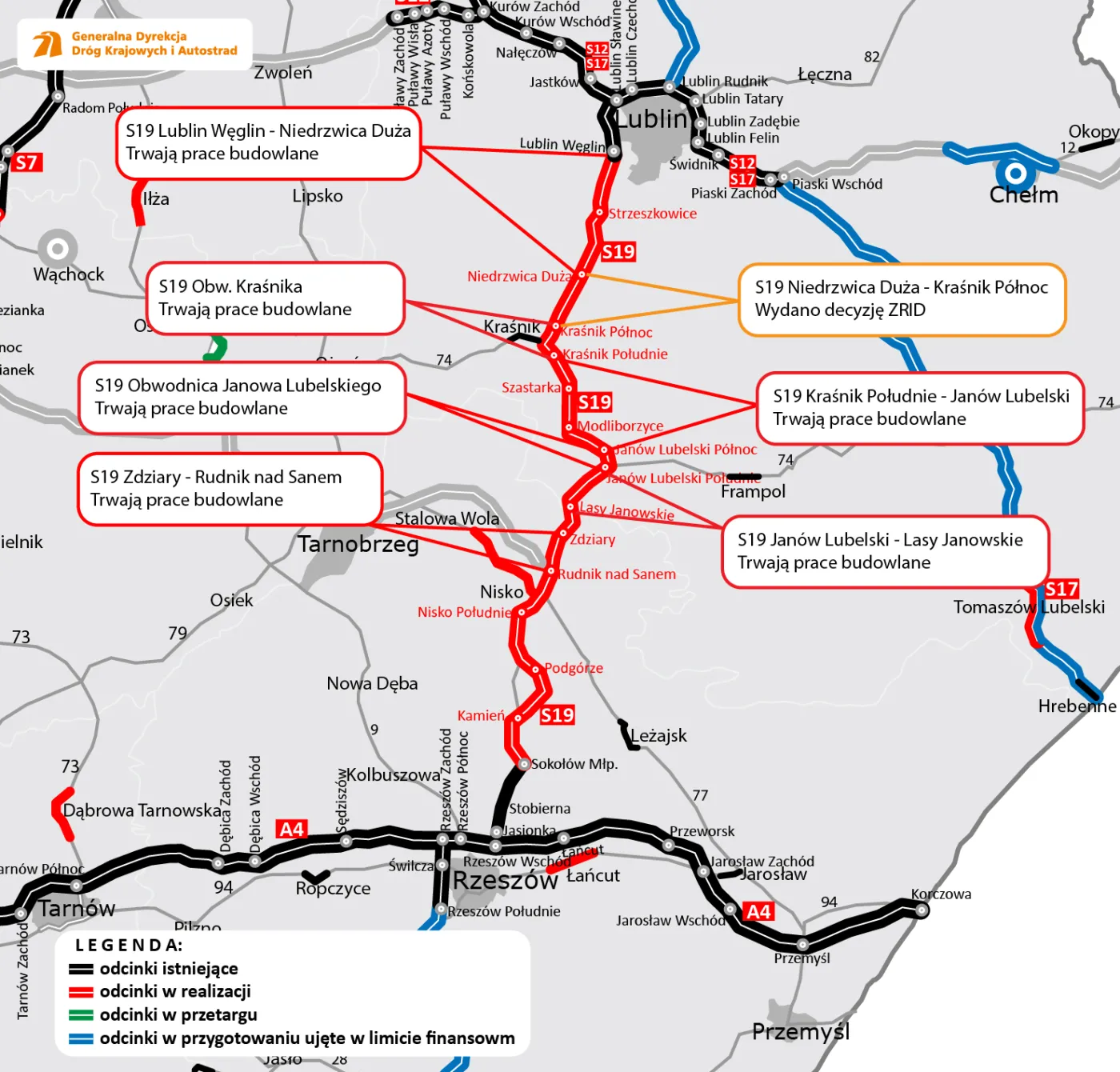 Via Carpatia. Jest pozwolenie na budowę kolejnego odcinka S19 [MAPA]