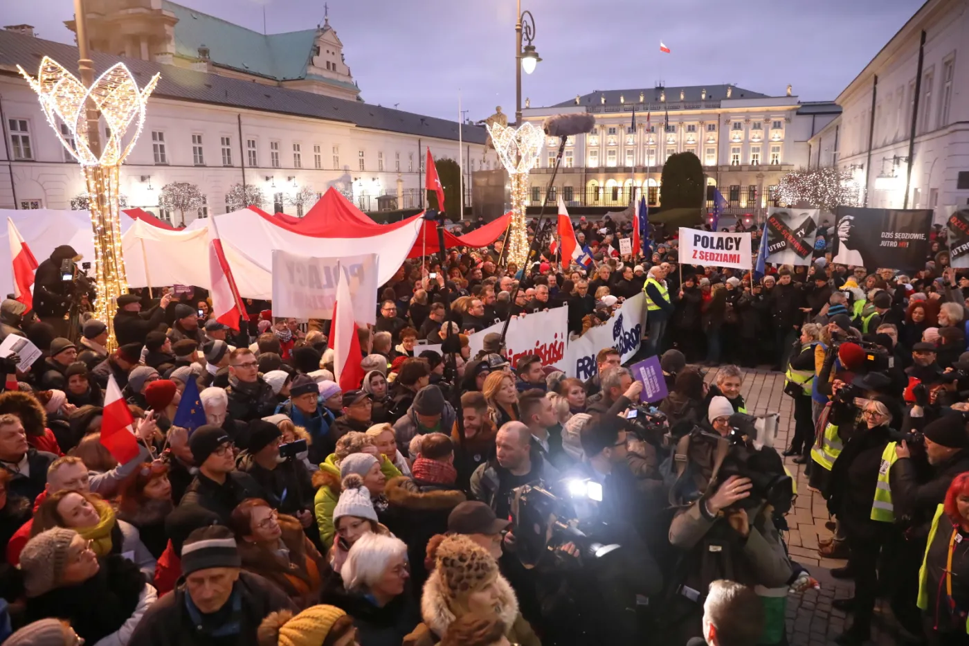 Prezydent o protestach sędziów: Najbardziej mordercza jest hipokryzja