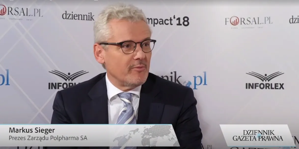 Markus Singer, prezes Polpharmy