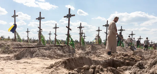 „Zginęło ponad 8,4 tys. cywilów". Ukraina podaje dane o rosyjskich zbrodniach