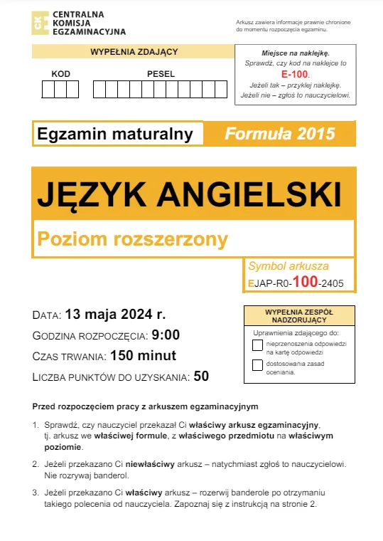 Matura 2023