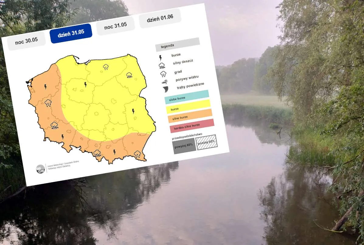 Dziś burze w całej Polsce. IMGW wydał ostrzeżenia: Możliwe straty materialne i zagrożenia dla życia