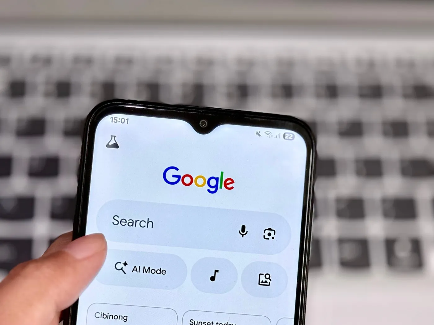 Strona główna przeglądarki Google.
