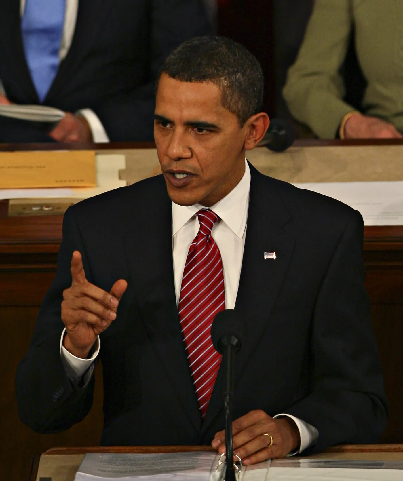 Barack Obama przemawia przed amerykańskim Kongresem
