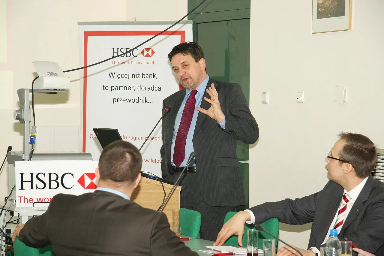 Dariusz Szymański z departamentu bankowości transakcyjnej  HSBC Bank Polska S.A. 