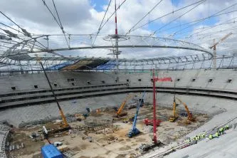 Stadion Narodowy w Warszawie w budowie - MAŁE 333 Fot. newspix