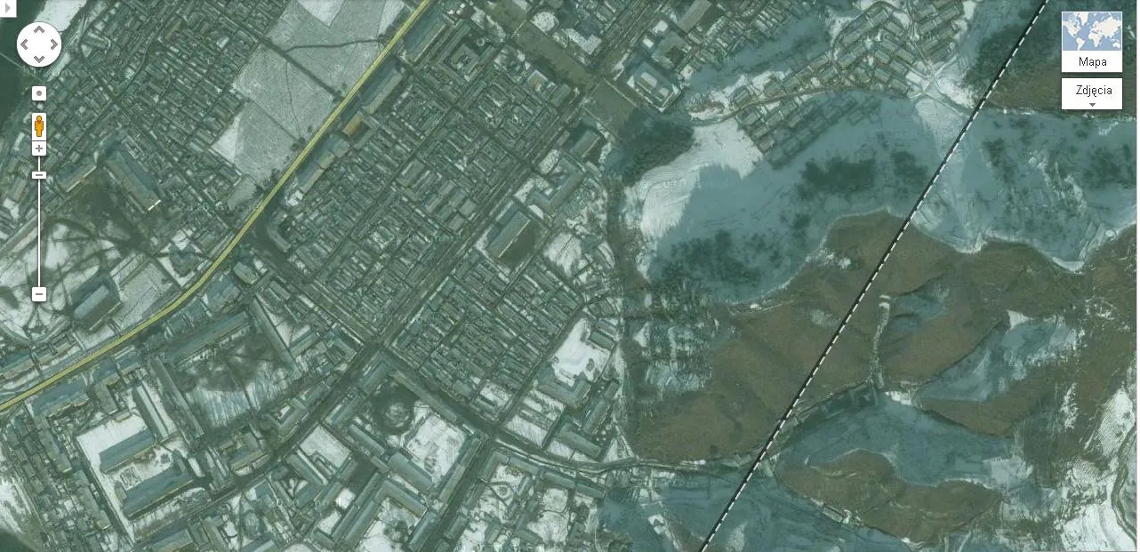 Google opublikował satelitarną mapę Korei Północnej. Widać na niej obozy koncentracyjne