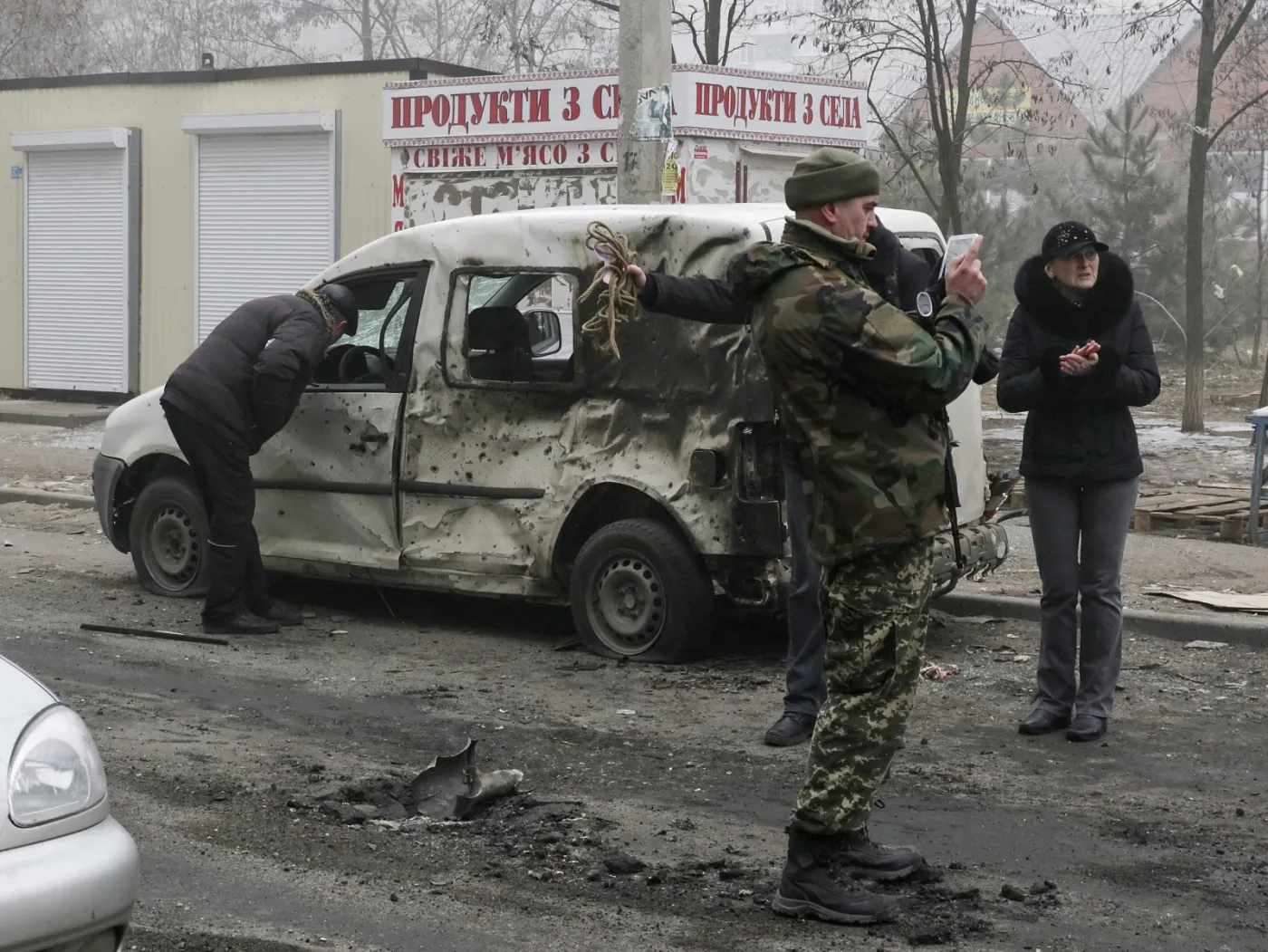 Ostrzelanie Mariupola, EPA/SERGEY VAGANOV Dostawca: PAP/EPA.