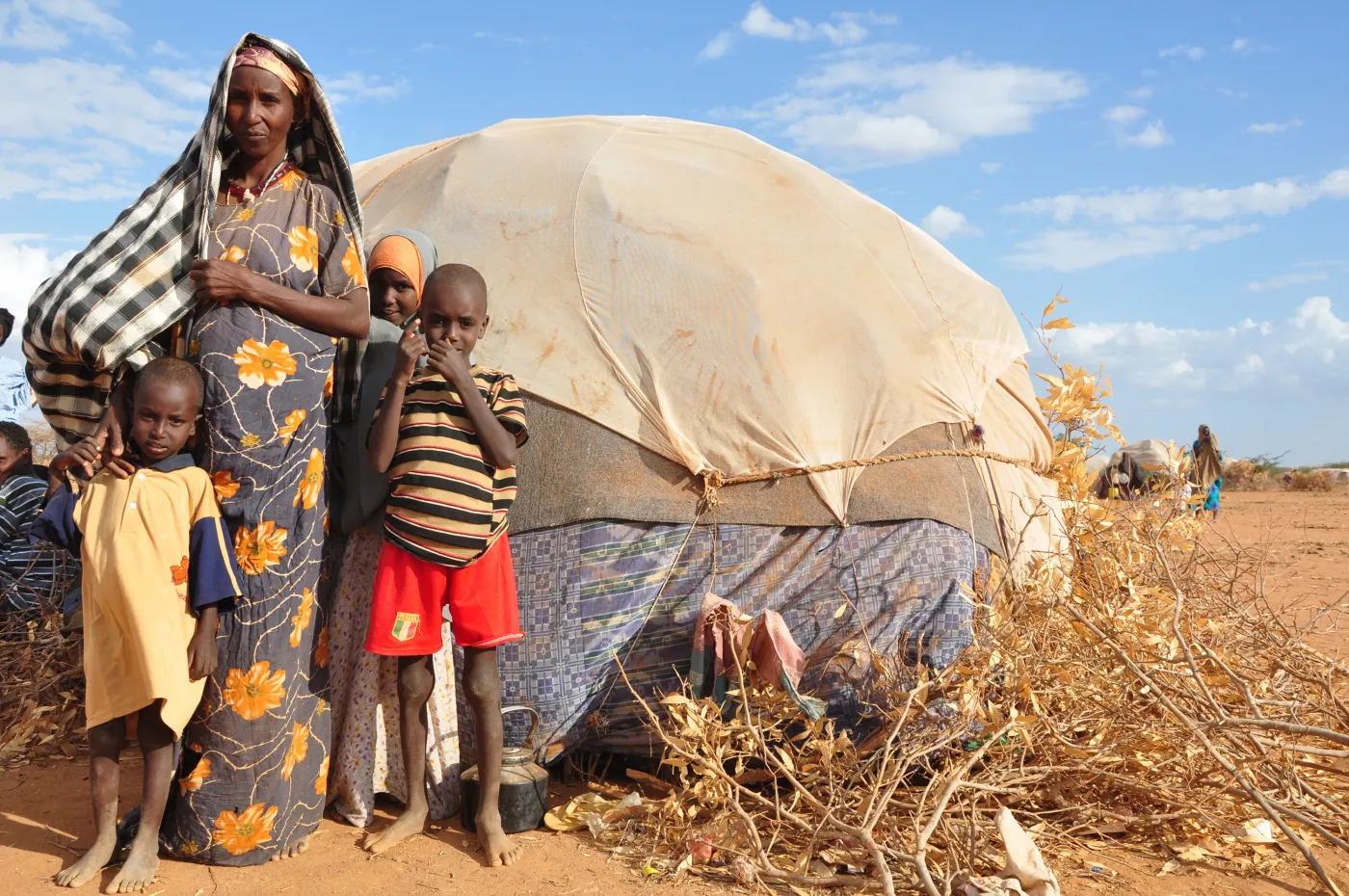 Somalia zmaga się ponadto z klęską głodu, a ONZ ocenia, że do tej pory zmarły z tego powodu dziesiątki tysięcy osób. Fot. Paul Richardson/Bloomberg 