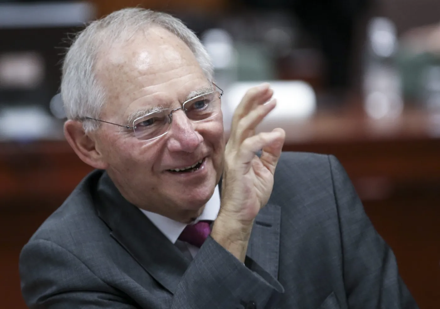 Wolfgang Schaeuble EPA/OLIVIER HOSLET 