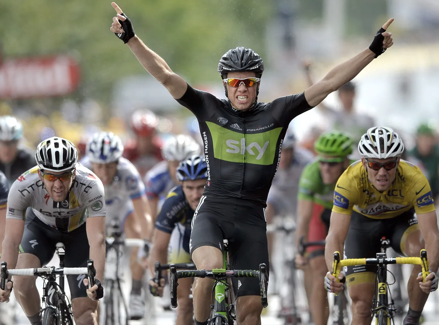 Zwycięski Edvald Boasson Hagen
