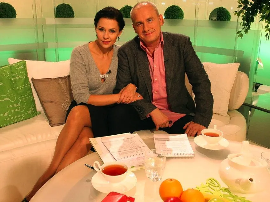 Michał Olszański i Anna Popek