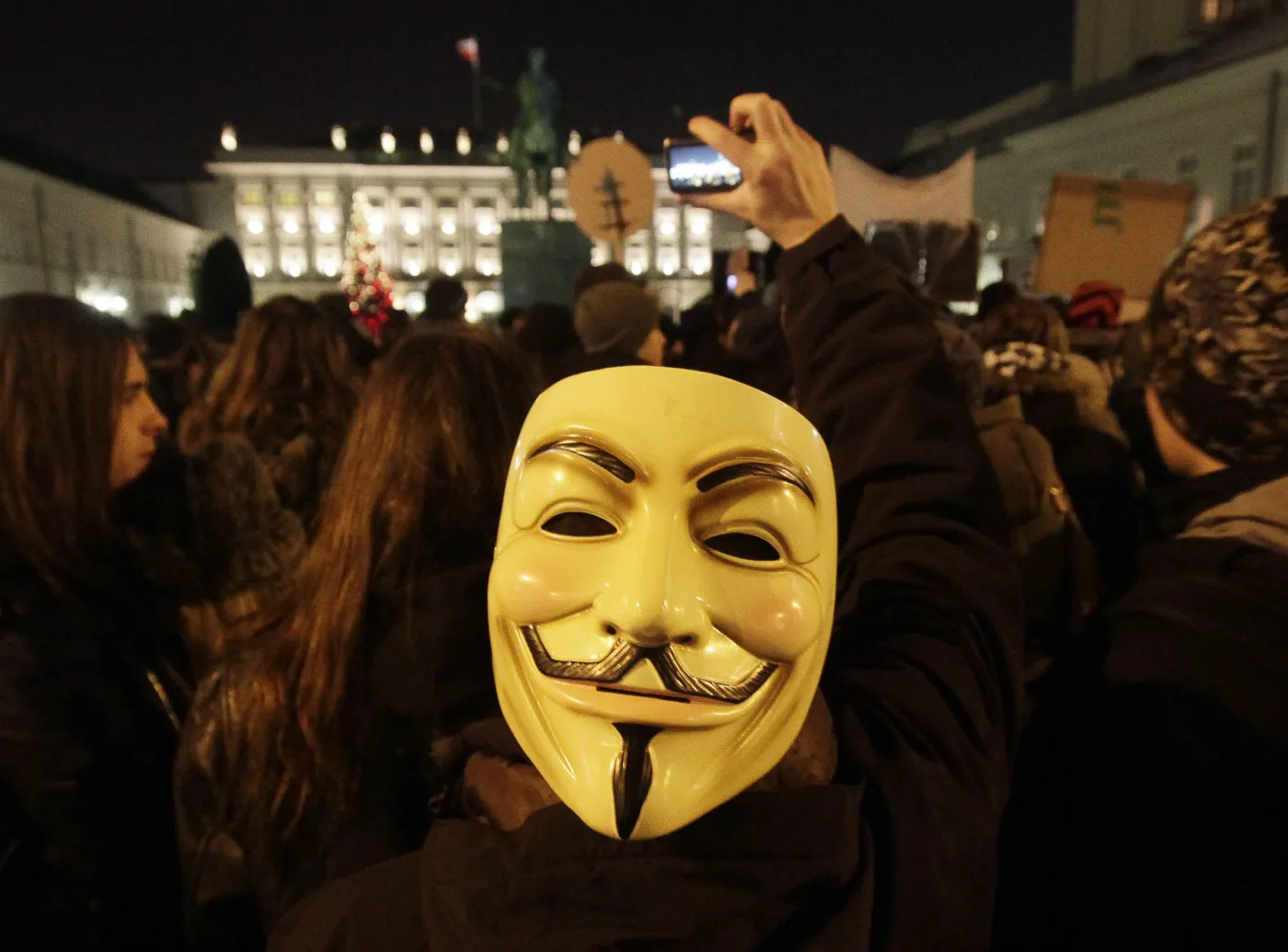 acta protest pałac prezydencki