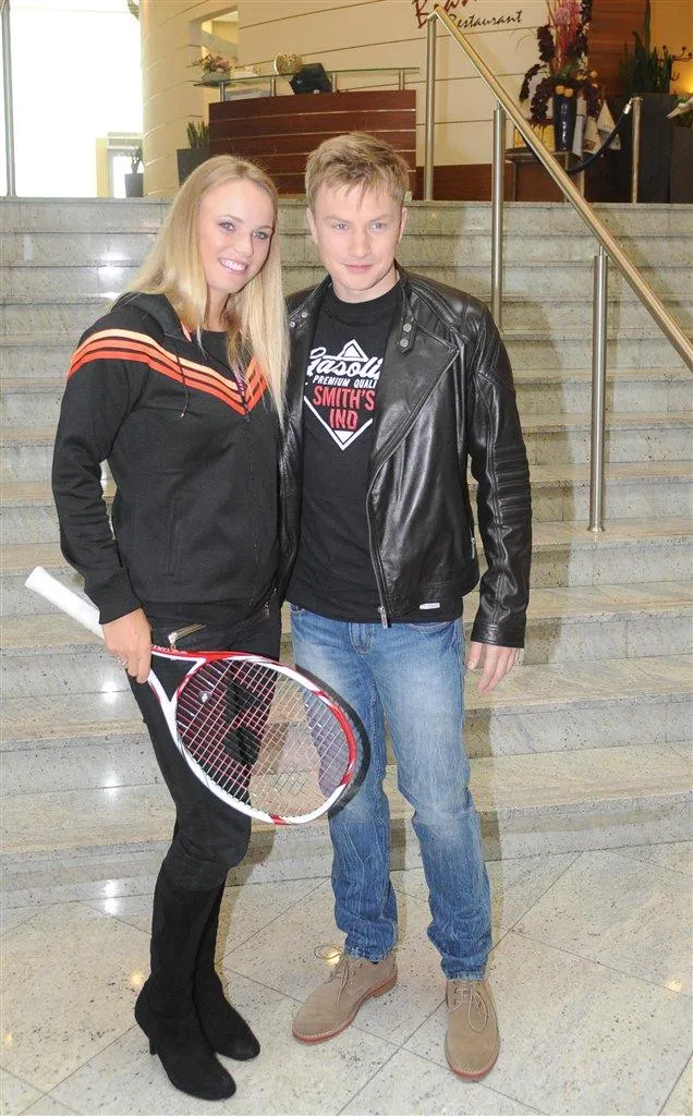  Caroline Wozniacki i Kuba Wesołowski