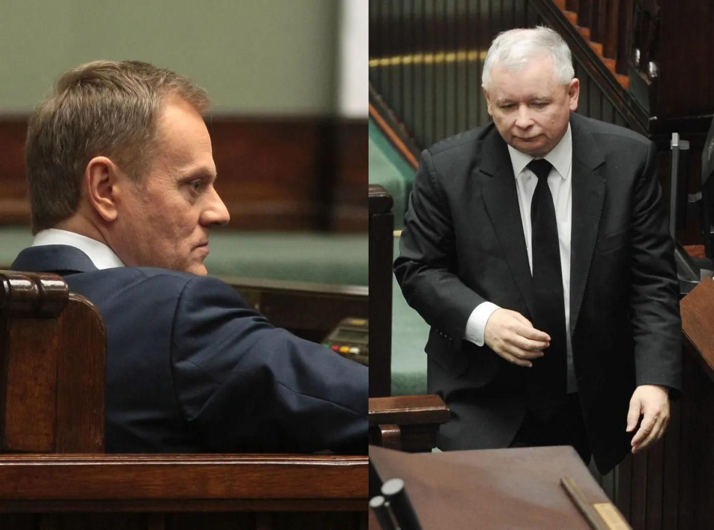 "Hańba! Zdrada narodowa!". Kłótnia Tuska z Kaczyńskim