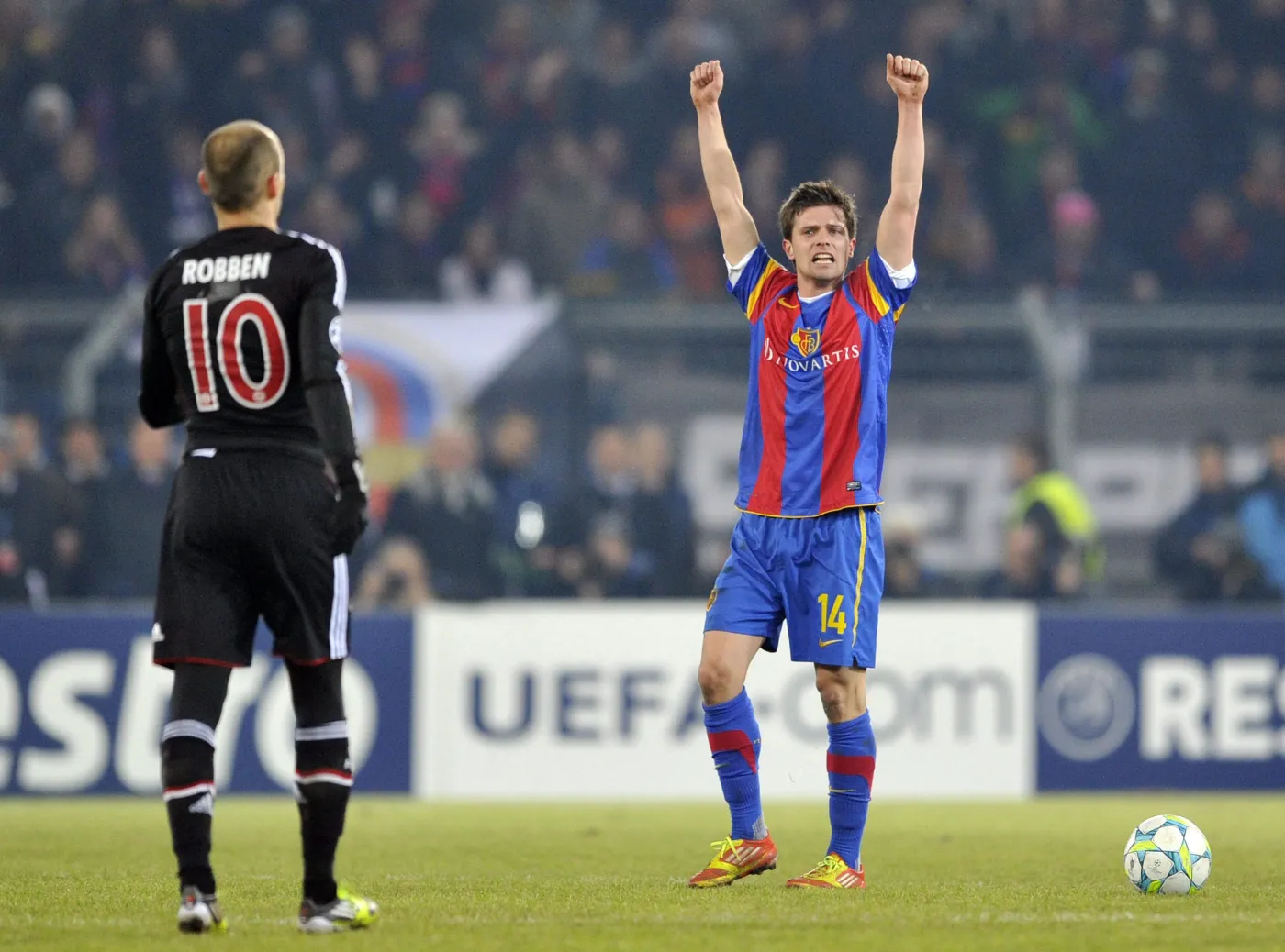 Arjen Robben i Valentin Stocker