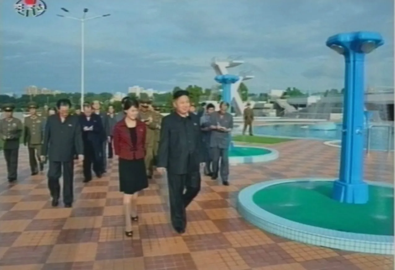 Kim Dzong Un i jego żona Ri Sol-Ju