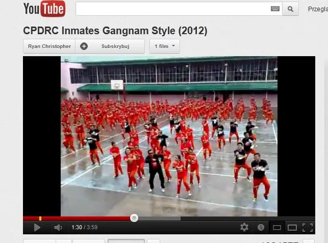 Więźniowie tańczą "Gangnam style". Musisz to zobaczyć