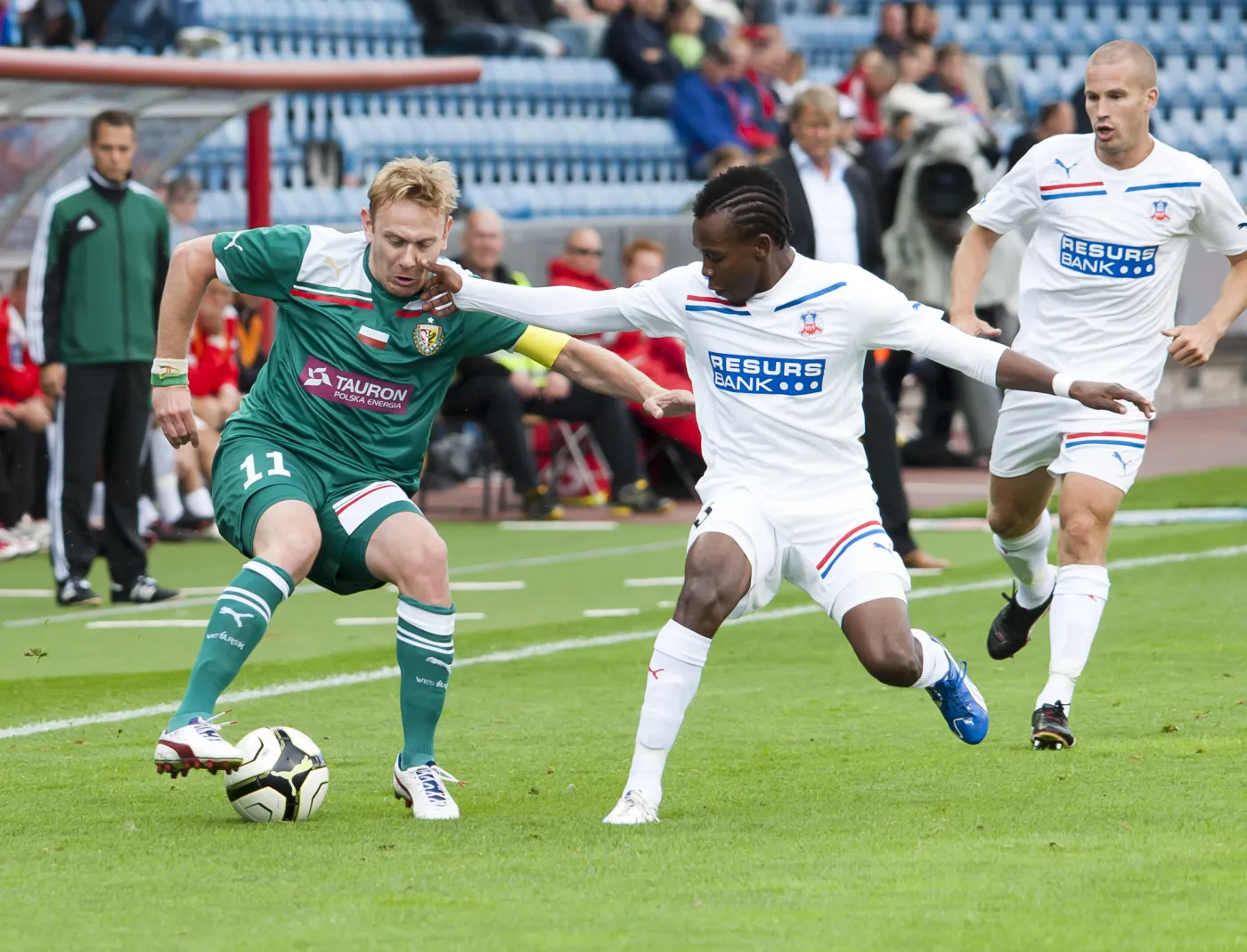 Śląsk Wrocław odpadł z eliminacji do Ligi Mistrzów. Zobacz gole