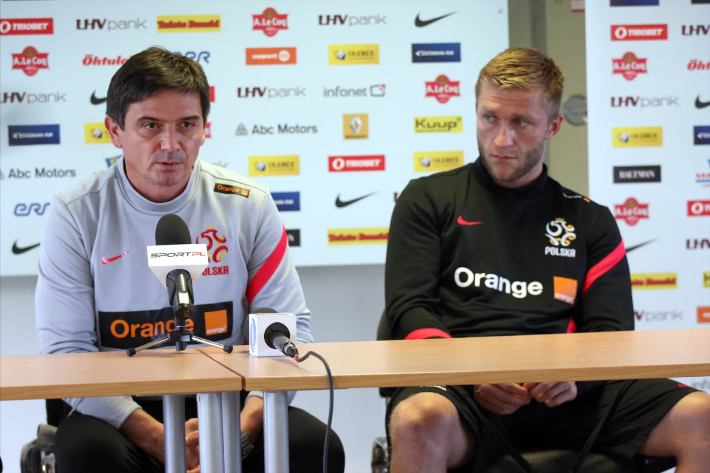 Waldemar Fornalik i Jakub Błaszczykowski
