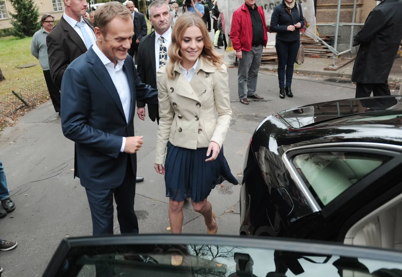 Donald Tusk z córką Katarzyną