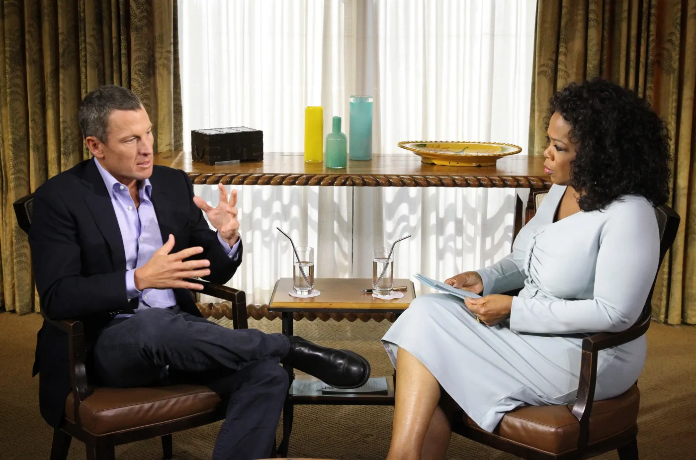 Lance Armstrong i Oprah Winfrey