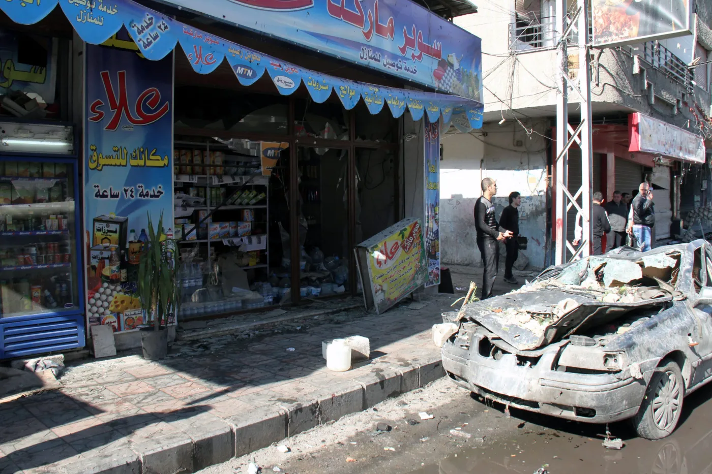 Wybuch samochodu-pułapki w Damaszku