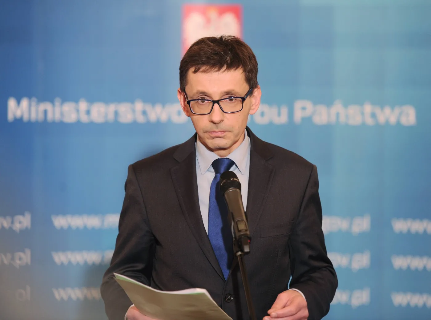 Minister skarbu Mikołaj Budzanowski