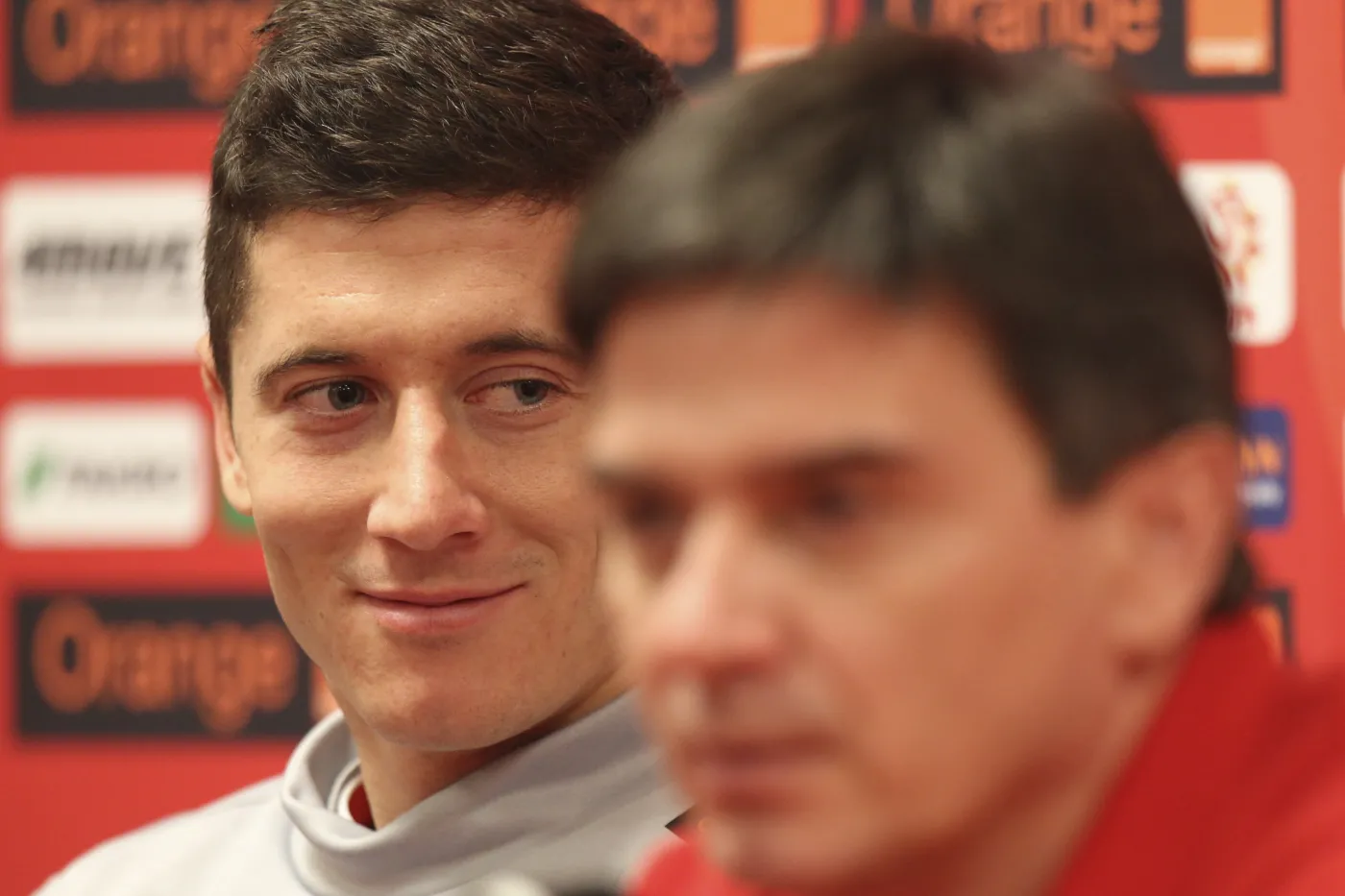 Robert Lewandowski i Waldemar Fornalik