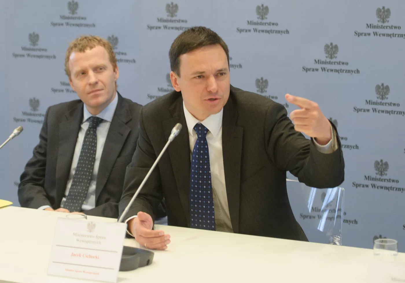 Michał Deskur i Jacek Cichocki