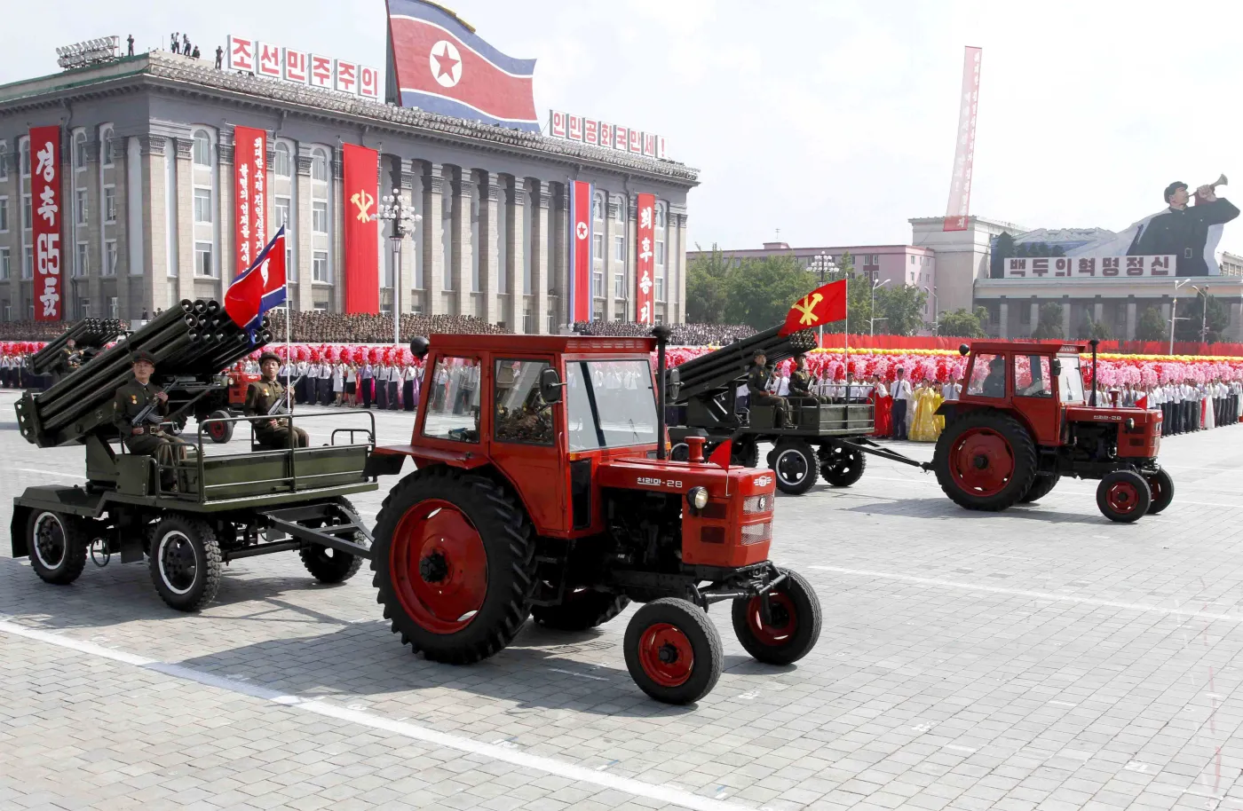 Korea Północna parada wojskowa