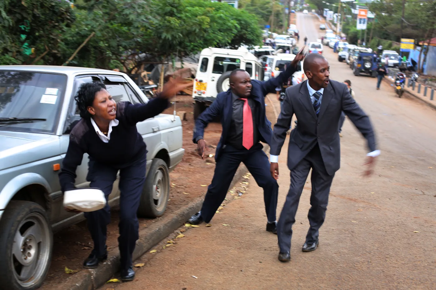 Okolice centrum handlowego w Nairobi
