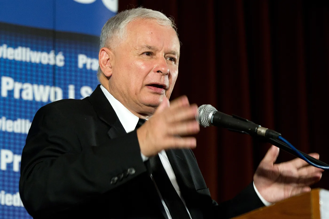 Prezes PiS Jarosław Kaczyński