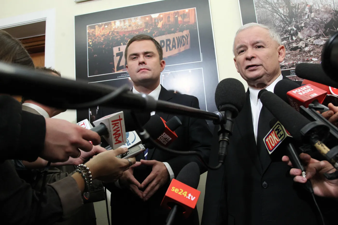 Adam Hofman i Jarosław Kaczyński