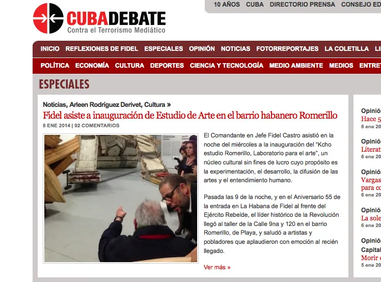 Fidel Castro (fot. www.cubadebate.cu)