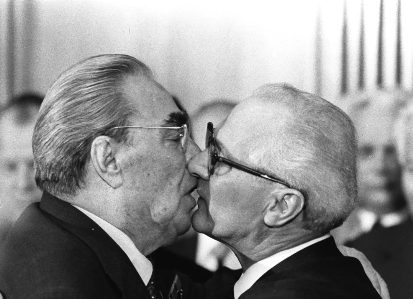 Leonid Breżniew i Erich Honecker