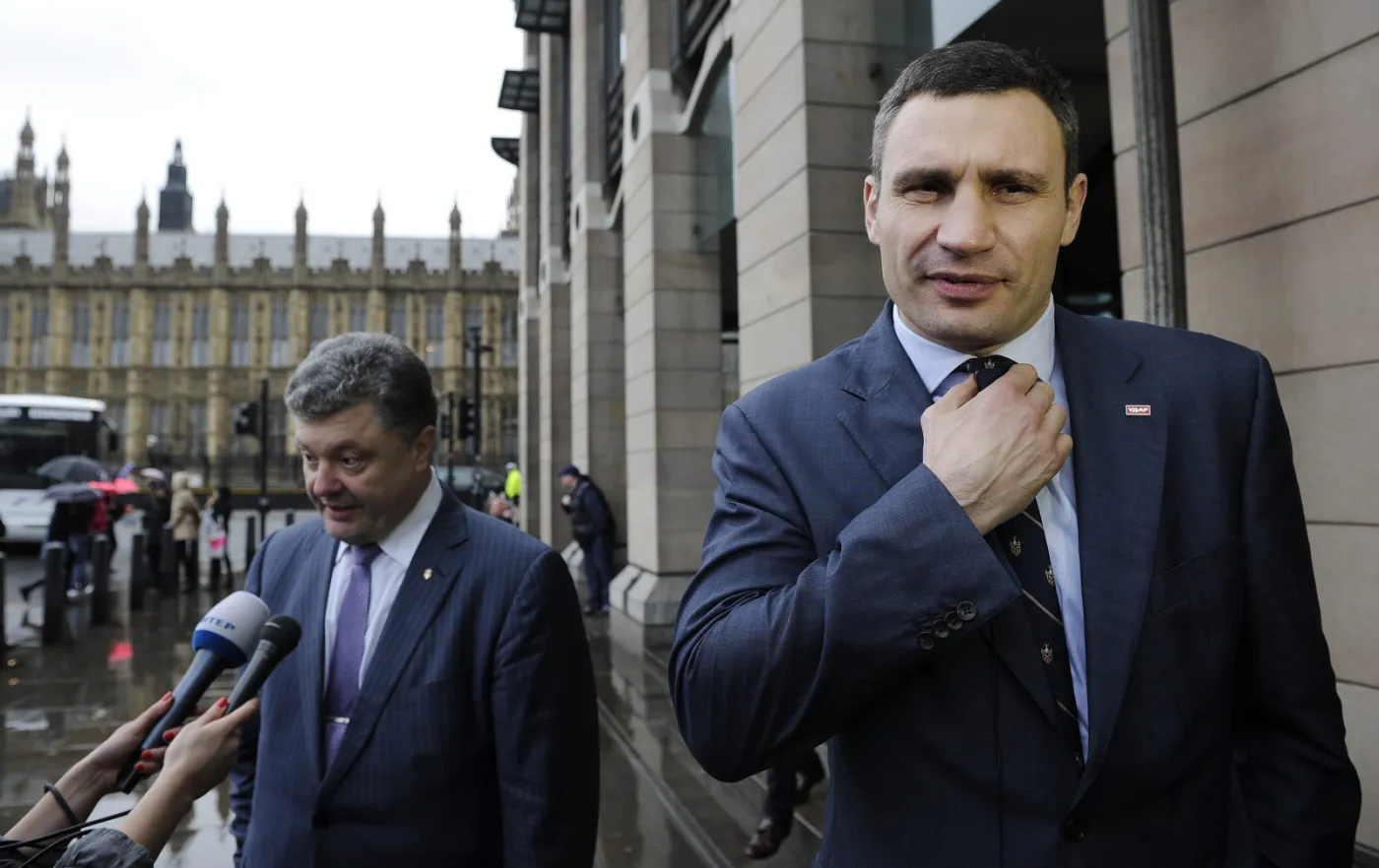 Petro Poroszenko i Witalij Kliczko
