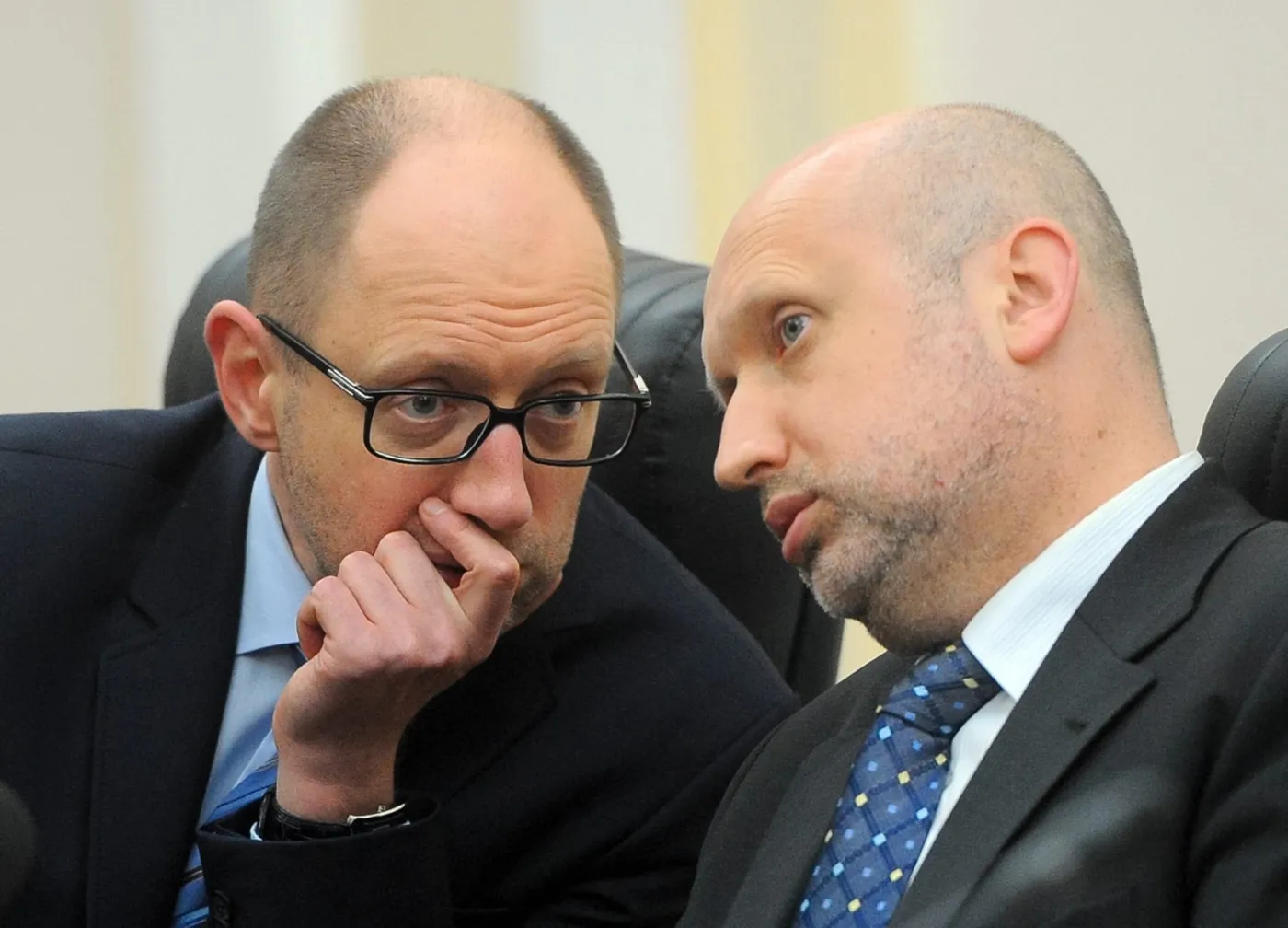 Arsenij Jaceniuk i Ołeksandr Turczynow