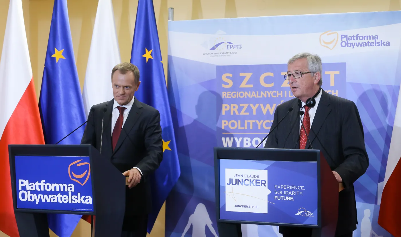 Jean-Claude Juncker i Donald Tusk